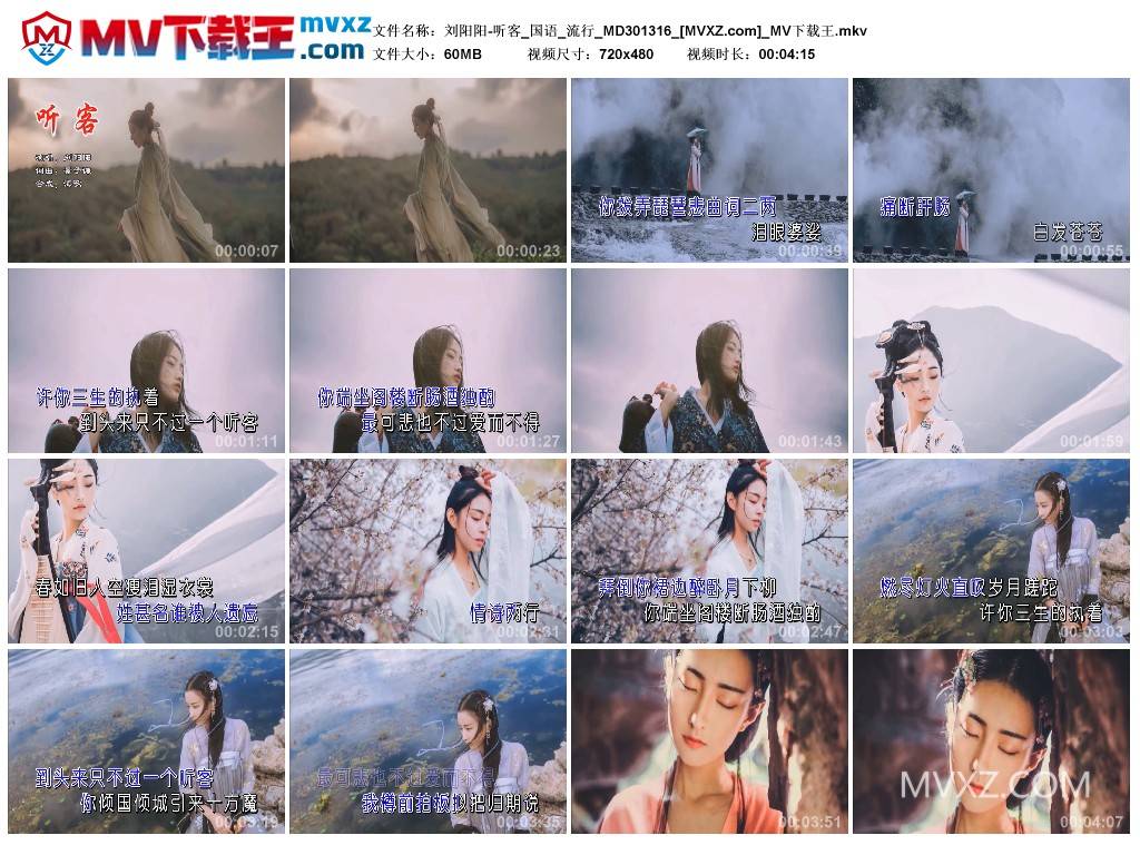 刘阳阳-听客_国语_流行_MD301316